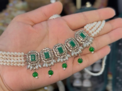 Afreen - Small choker set 11 Colours available