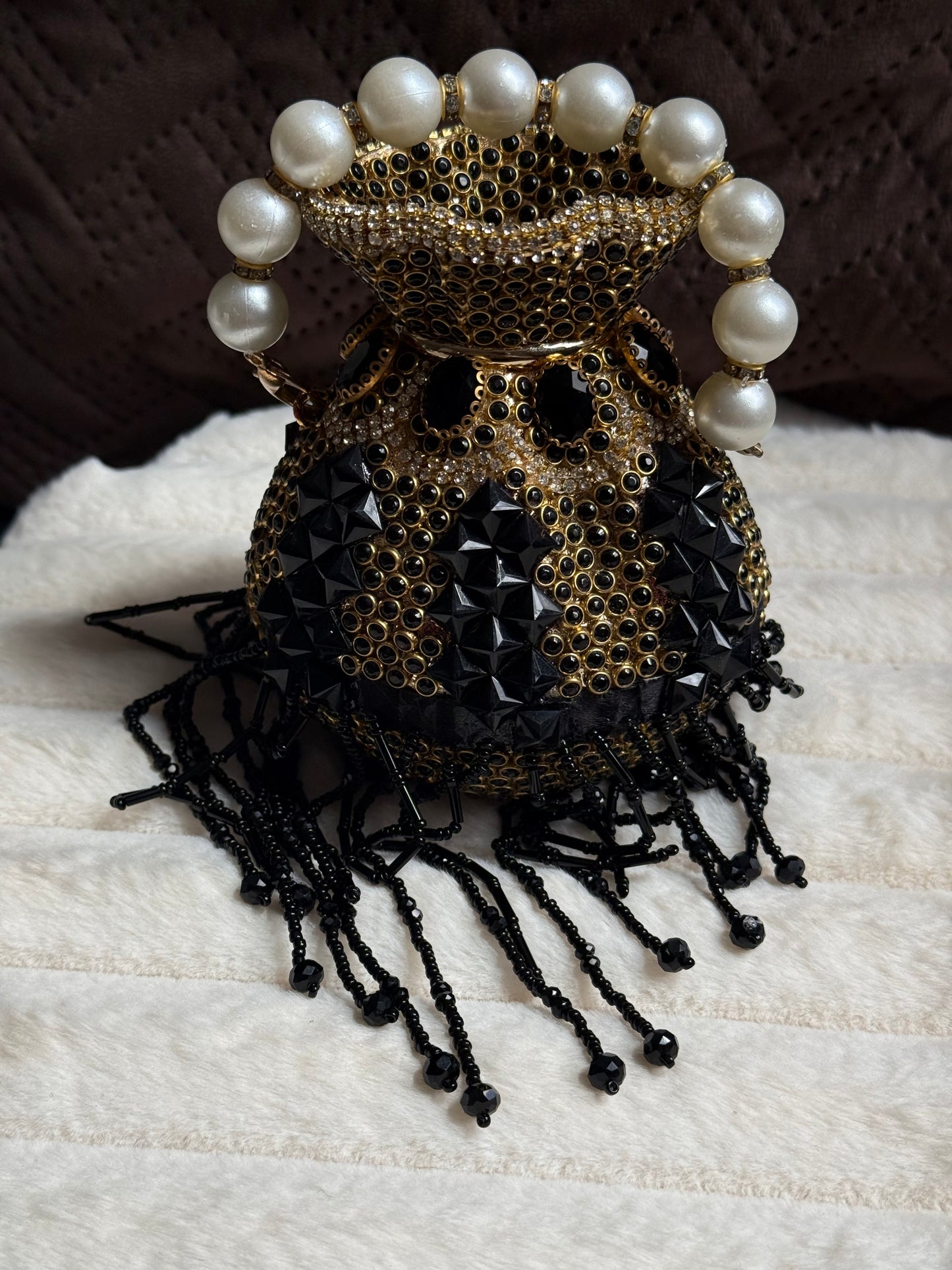 Kundan Potli Bags with pearls chain and gold chain | different colours available