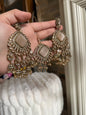 DERIN - Earrings & Tikka set | available in 11 colours | Ammysglamour