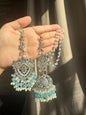 Aqsa - Jhumke Tikka set 8 colours available