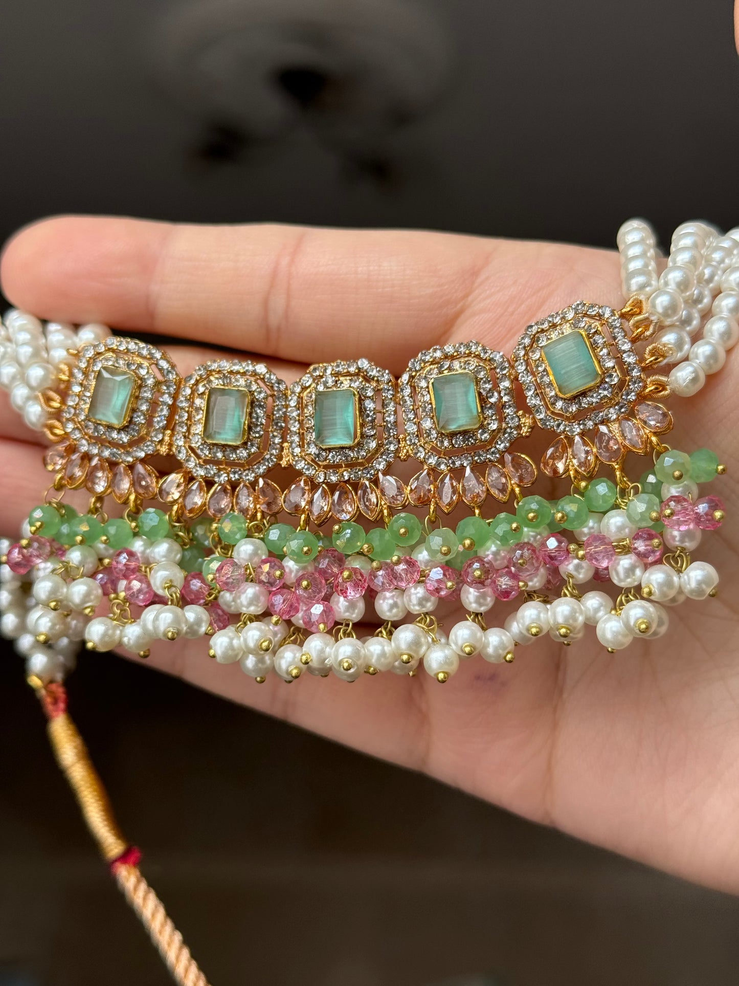 Hania – Choker-Set in 15 atemberaubenden Farben!