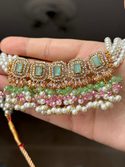 Hania – Choker-Set in 15 atemberaubenden Farben!