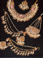 LAILA - Bridal set with sahara earring, tikka & jhumar | 2 colours available